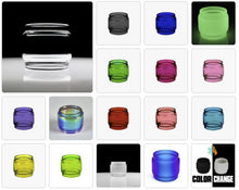 Load image into Gallery viewer, 20*21mm - Clear and Color Tinted - Bubble Glass Pyrex Tube

